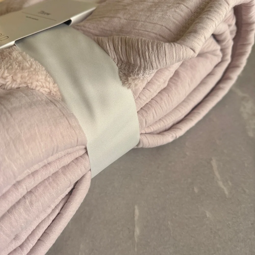 NWT Threshold Pink Throw Blanket